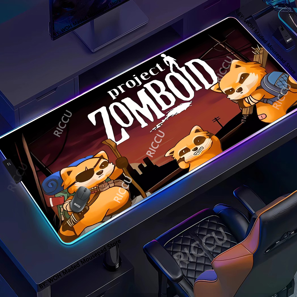 Laptop Accessories Rgb - Project Zomboid Game Mousepad XXL Gaming