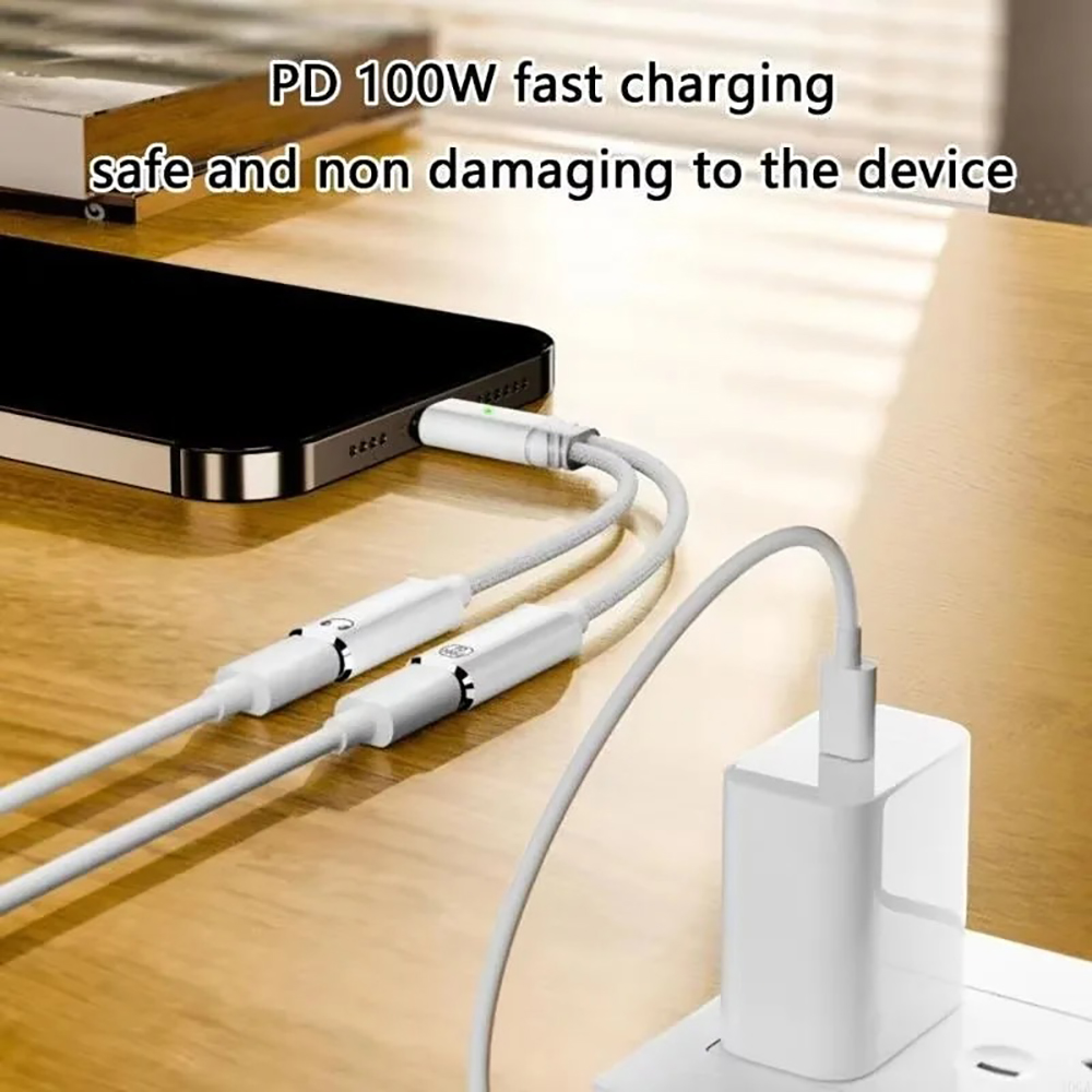 USB C Splitter 2 in 1 Headphon - Laptop Accessories Usb recensie en prijs