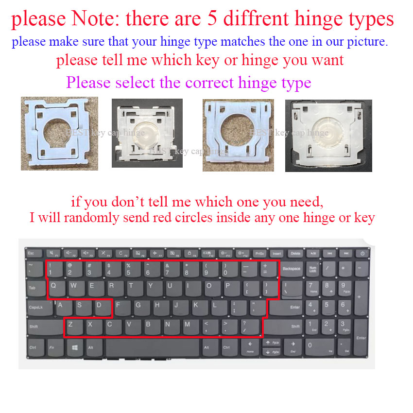 Key cap hinges Clip For Lenovo - Laptop Accessories Hp recensie en prijs