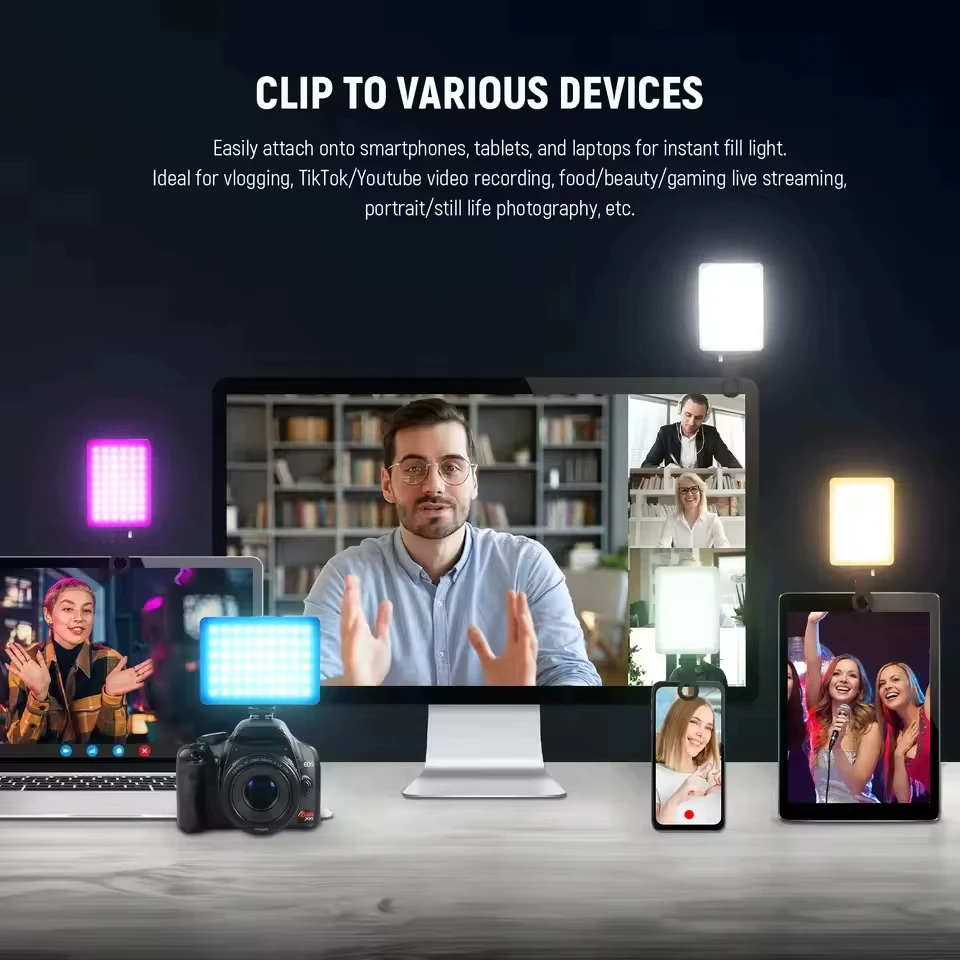 Mini RGB LED Fill Light Portab - Laptop Accessories Rgb recensie en prijs