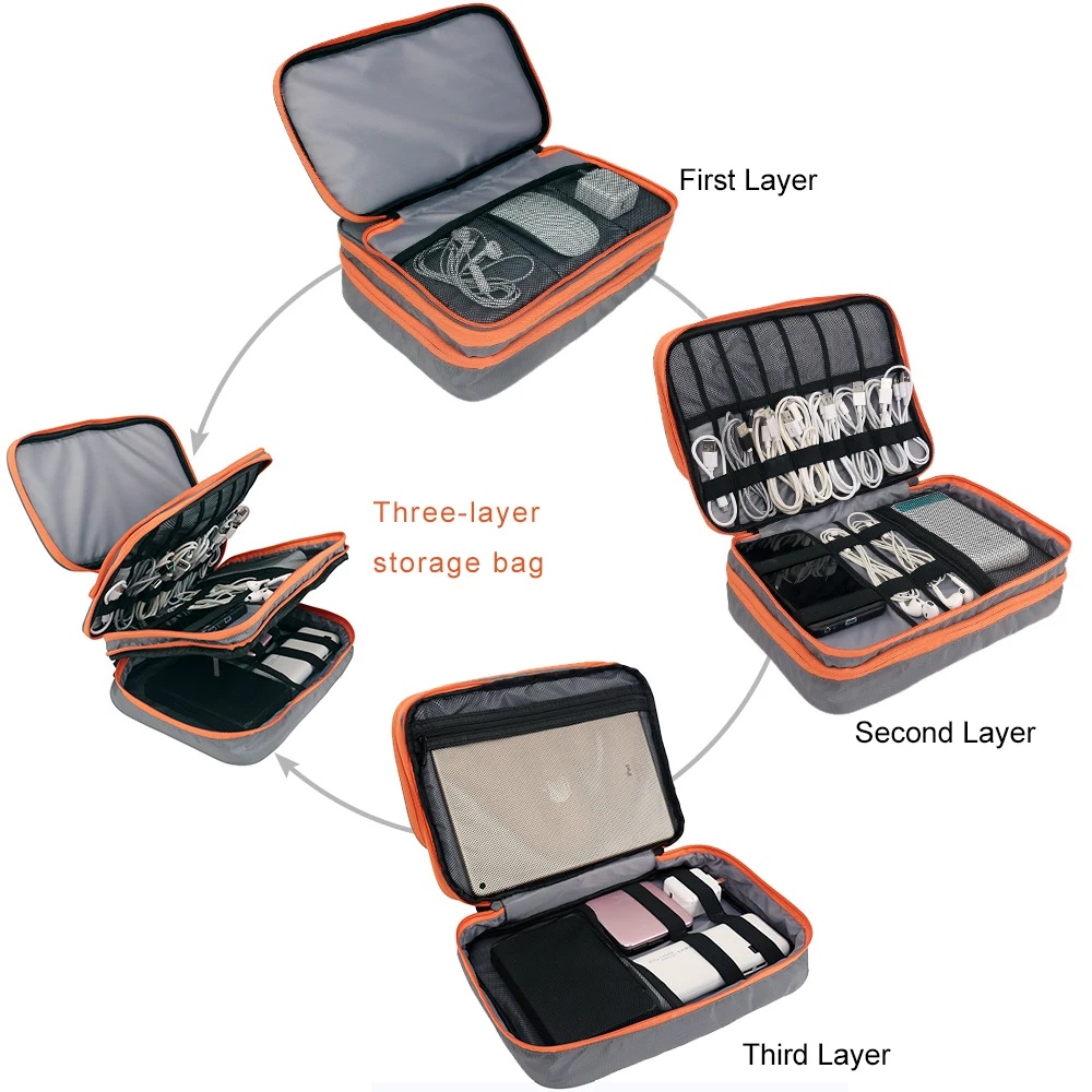 Double Layers Large Capacity T - Laptop Electronics Accessories recensie en prijs