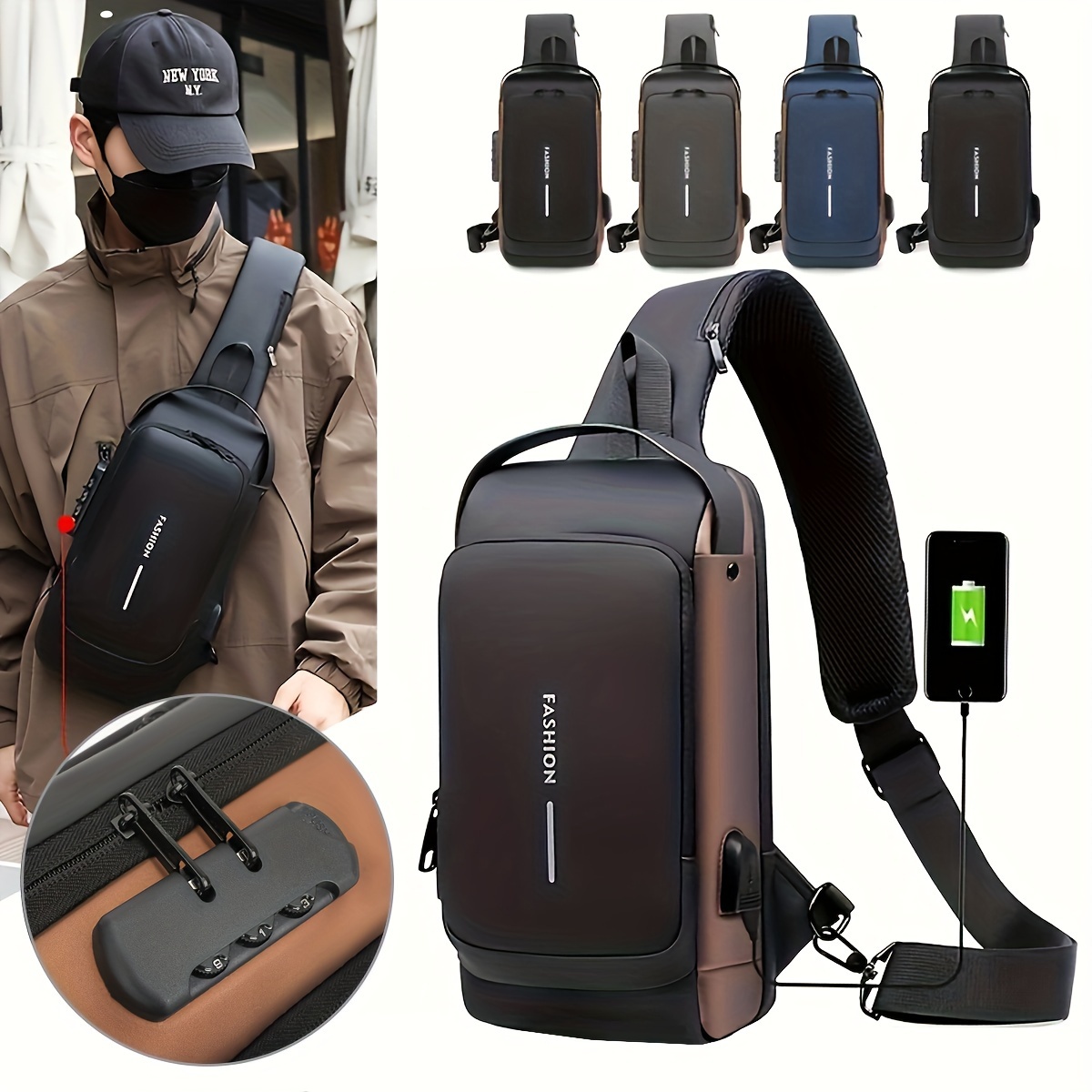 Password Lock Anti-Theft Men's - Laptop Backpack Anti Theft recensie en prijs