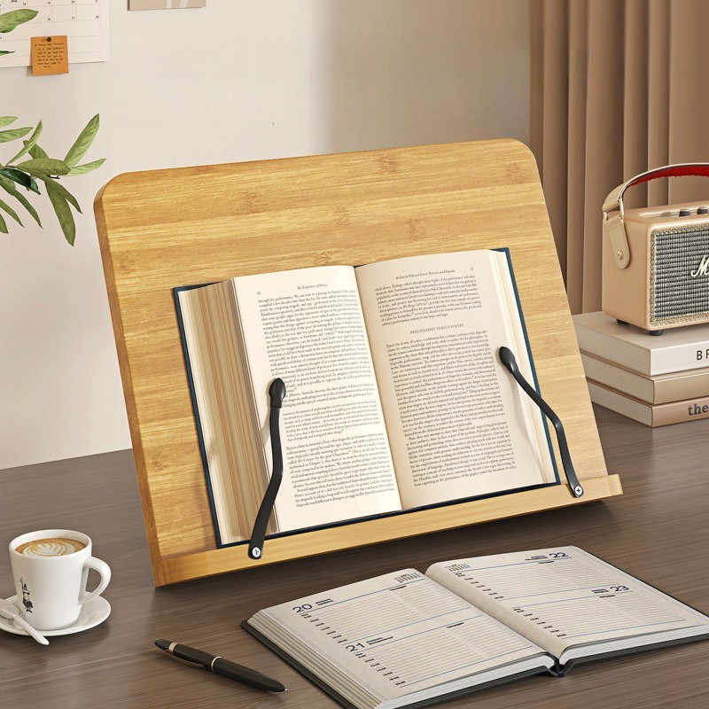 Wooden Reading Book Stand, Mul - Laptop Extra Accessories recensie en prijs