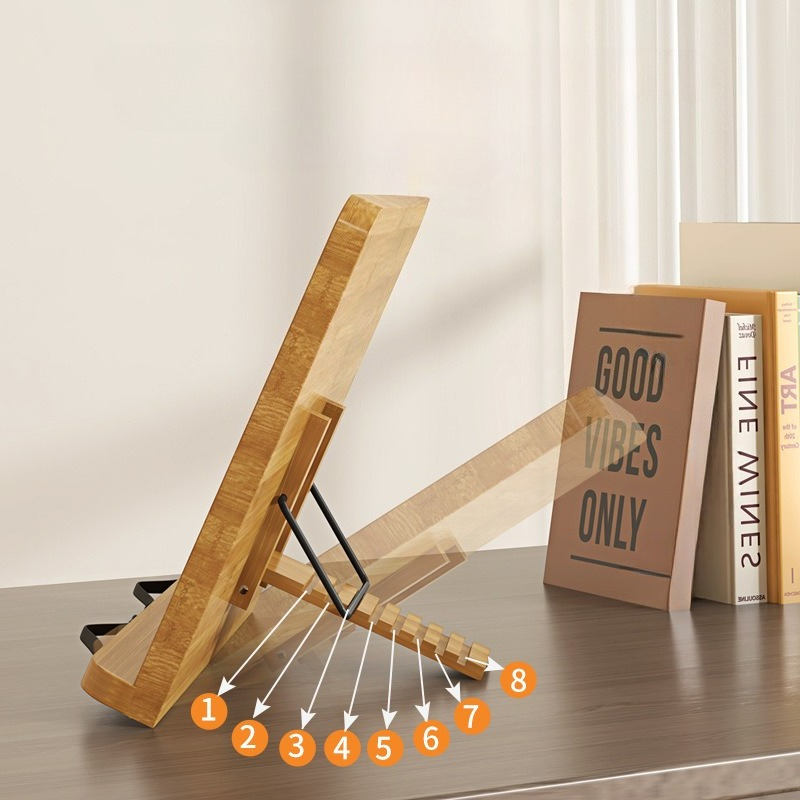 Wooden Reading Book Stand, Mul - Laptop Extra Accessories recensie en prijs