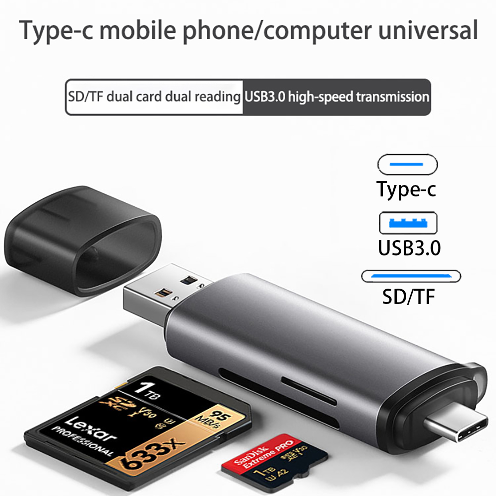 Card Reader USB3.0&USB C to SD - Laptop Accessories Usb recensie en prijs
