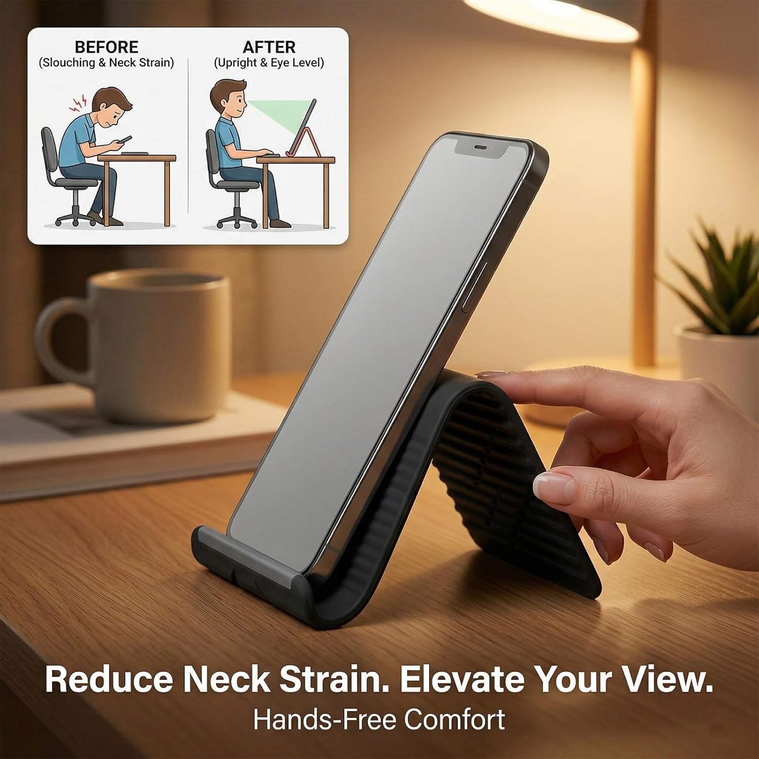 Lazy Portable Phone Stand Sili - Accessories Laptop recensie en prijs