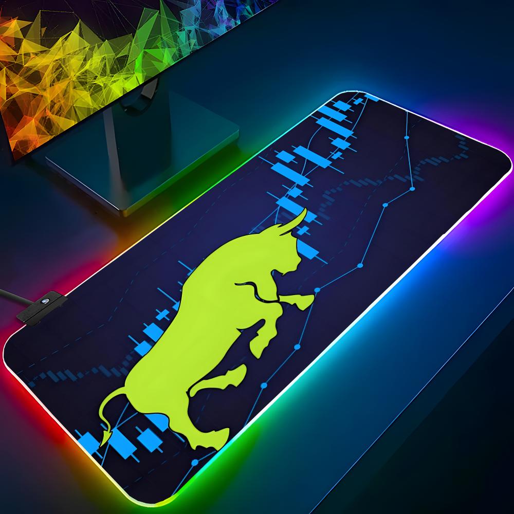 Market Bull Mouse Pad RGB Back - Laptop Accessories Rgb recensie en prijs