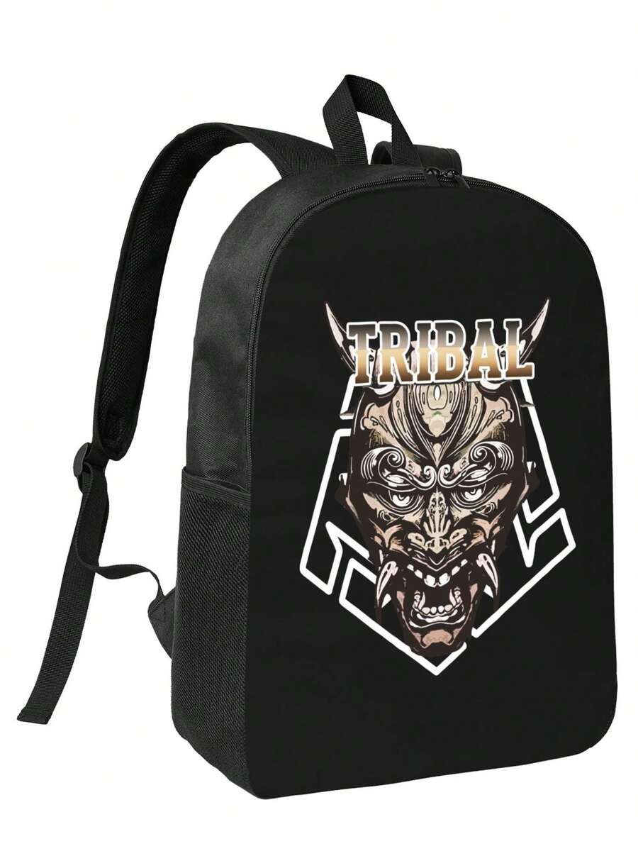 Tribal Demon Print Waterproof  - Laptop Backpack Anti Theft recensie en prijs
