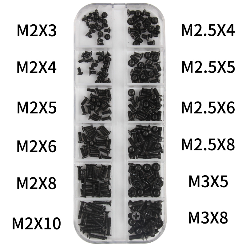 240pcs M2 M2.5 M3 Screw Set KM - Laptop Electronics Accessories recensie en prijs
