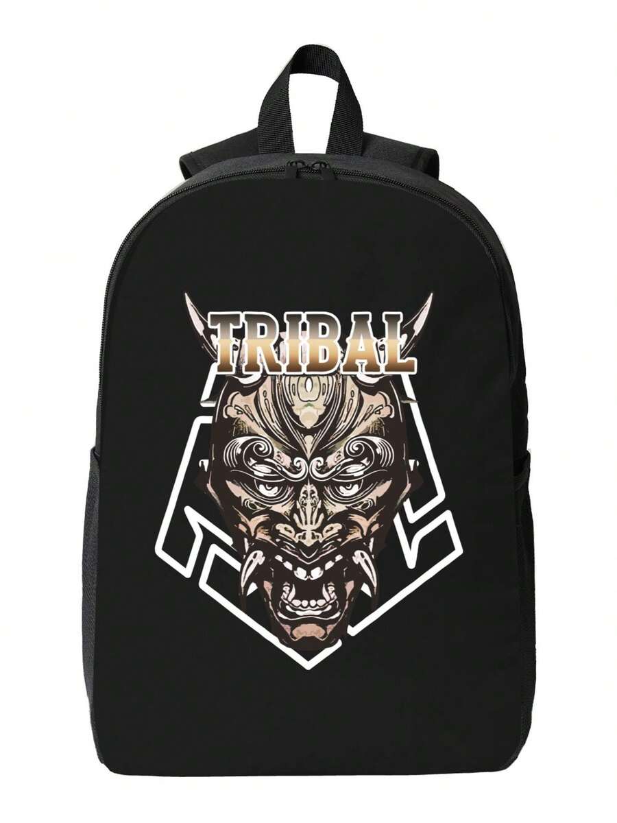 Tribal Demon Print Waterproof  - Laptop Backpack Anti Theft recensie en prijs