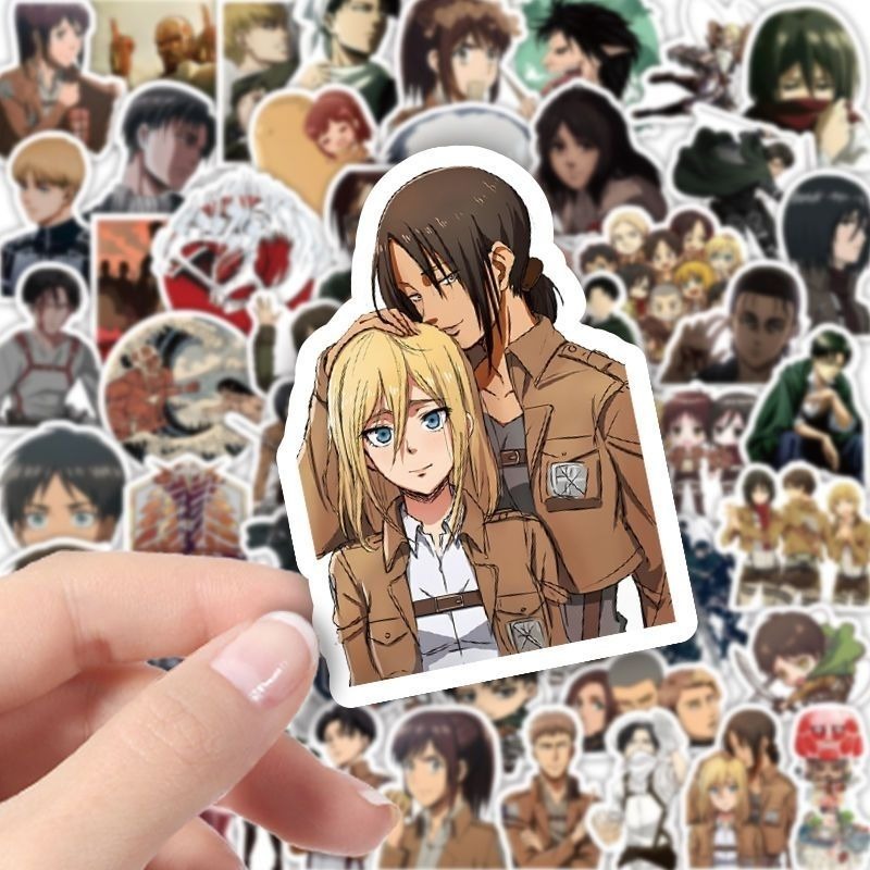 60Pcs Attack on Titan Anime St - Accessories Laptop recensie en prijs