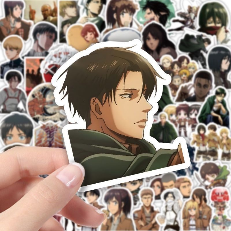 60Pcs Attack on Titan Anime St - Accessories Laptop recensie en prijs