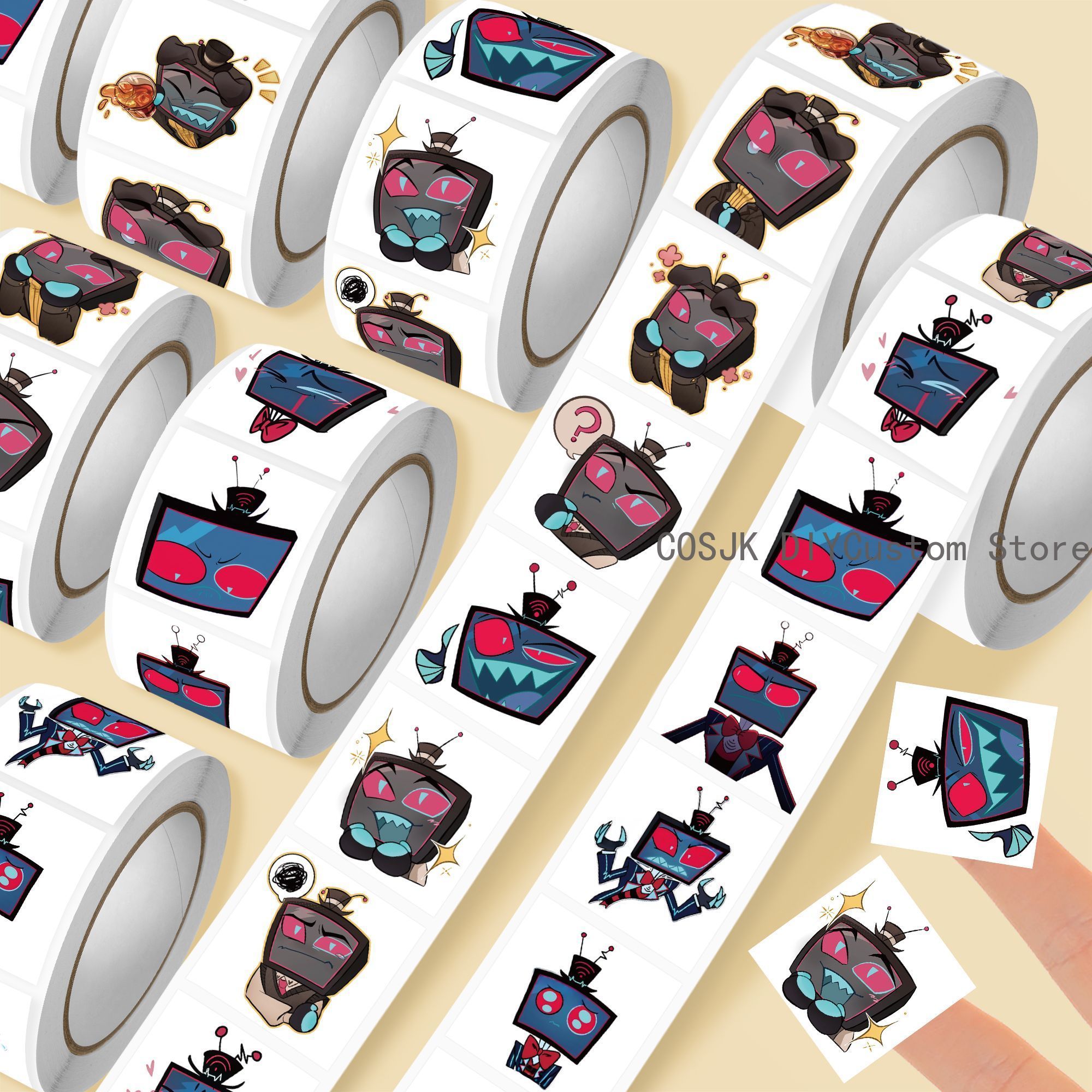 500Pc/Roll Anime Vox Q Version - Accessories Laptop recensie en prijs