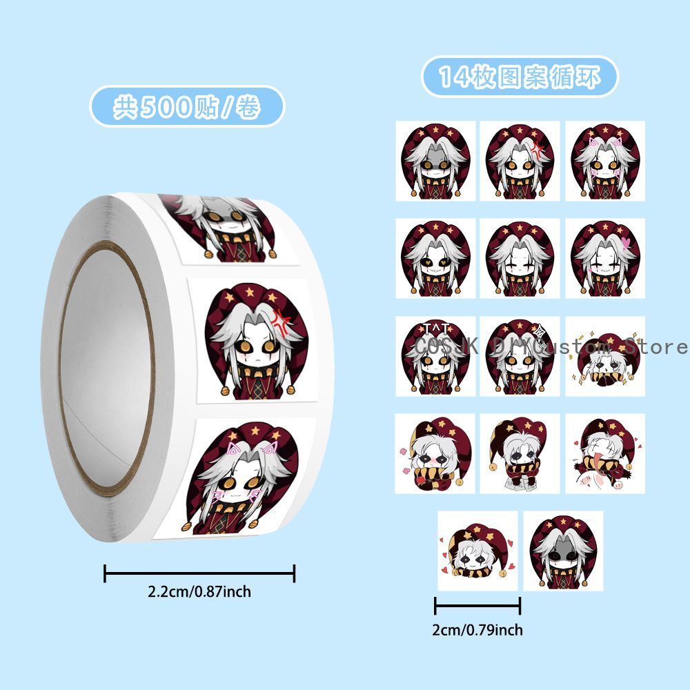 500Pc/Roll Anime Pierrot The F - Accessories Laptop recensie en prijs