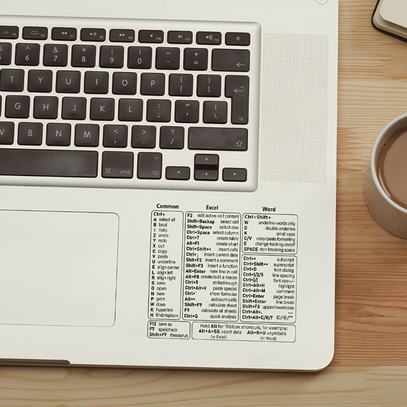 Transparent Keyboard Shortcut  - Laptop Extra Accessories recensie en prijs