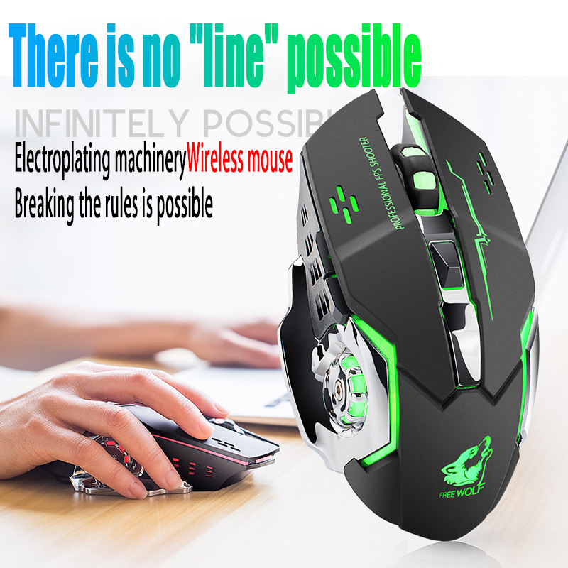 Free Wolf X8 Wireless Mouse Ch - Laptop Electronics Accessories recensie en prijs