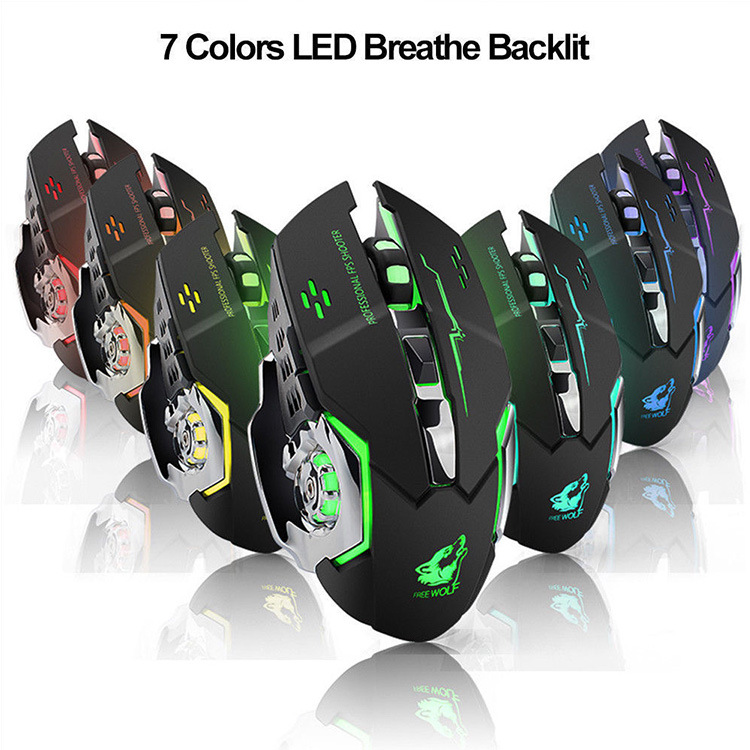 Free Wolf X8 Wireless Mouse Ch - Laptop Electronics Accessories recensie en prijs