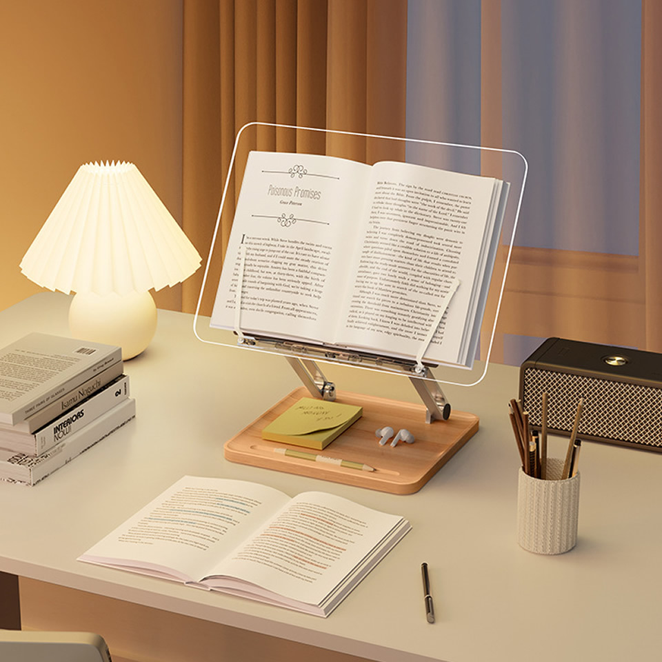 Wooden Reading Stand with ligh - Laptop Extra Accessories recensie en prijs