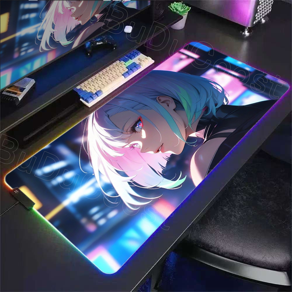 HD Anime Girl Mouse Pad RGB De - Laptop Accessories Rgb recensie en prijs