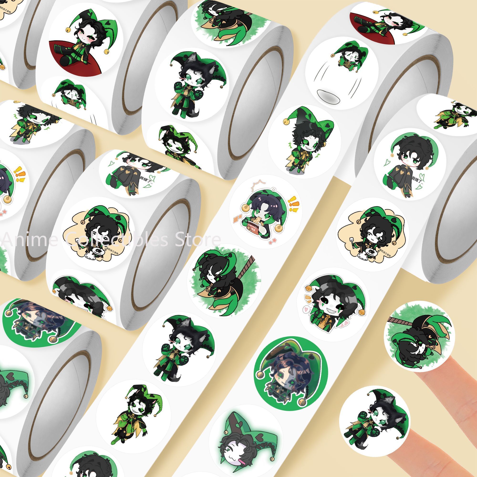 500Pc/Roll Anime The Freak Cir - Accessories Laptop recensie en prijs