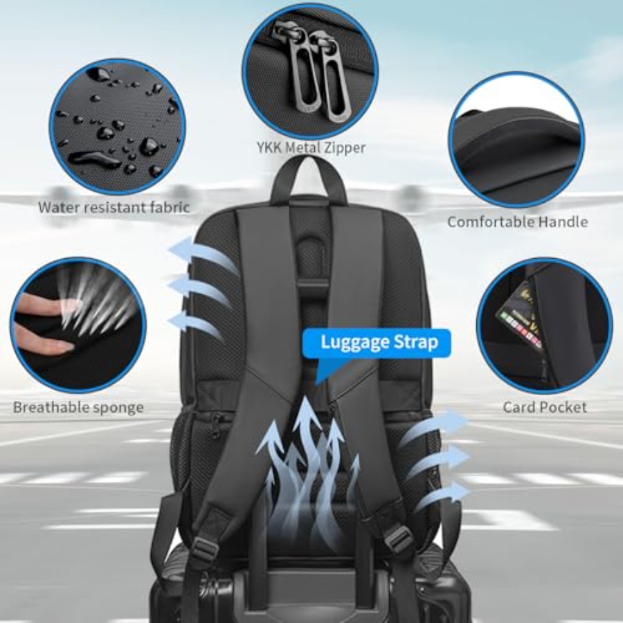 Business Backpack for Men Tech - Laptop Backpack Anti Theft recensie en prijs