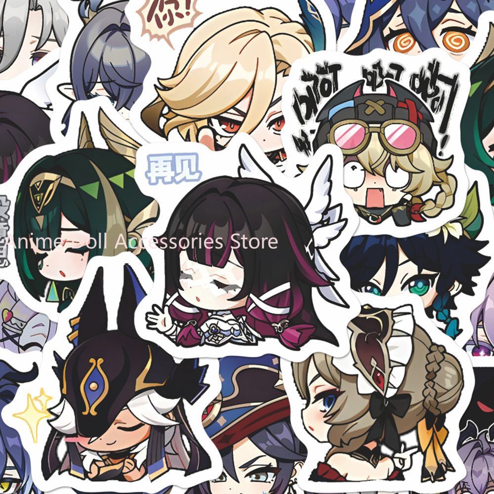 64PCS Genshin Impact Moon Maid - Accessories Laptop recensie en prijs