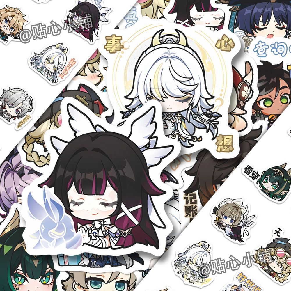 64PCS Genshin Impact Moon Maid - Accessories Laptop recensie en prijs