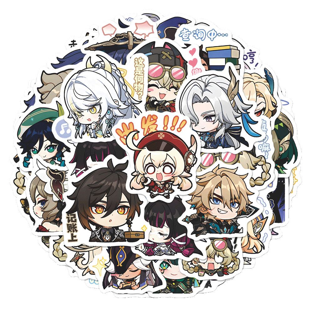 64PCS Genshin Impact Moon Maid - Accessories Laptop recensie en prijs