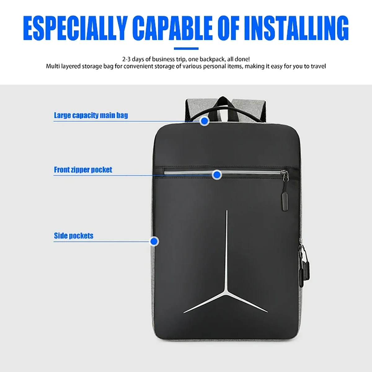 Fashion Anti Theft USB Waterpr - Laptop Backpack Anti Theft recensie en prijs